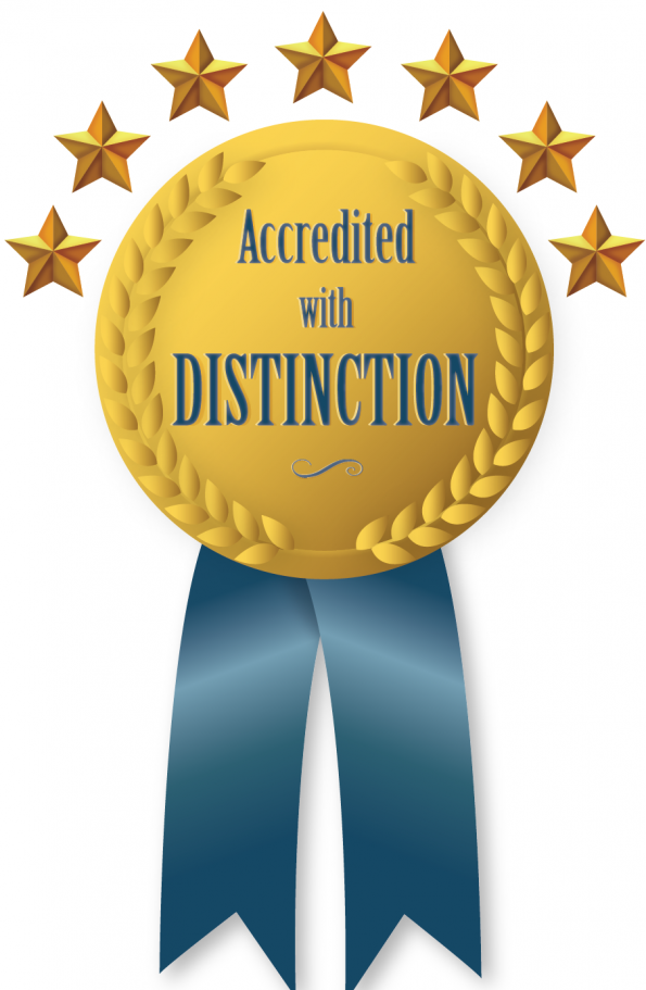 Accredited with Distinction